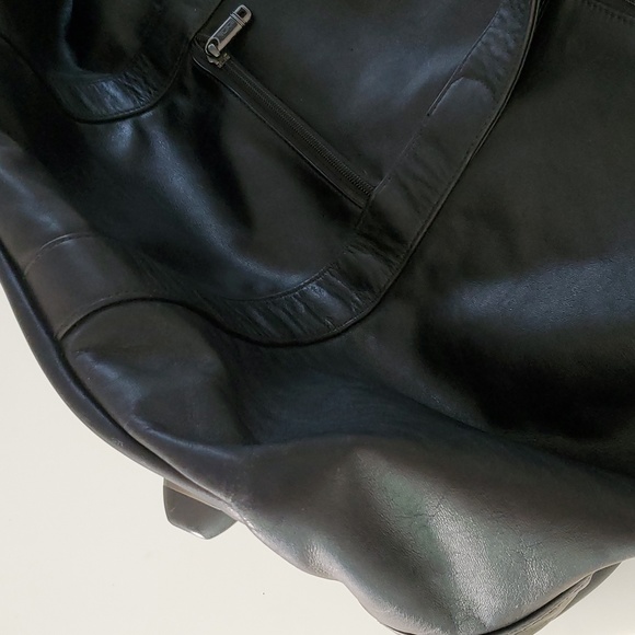 Rare Tumi Large Men's Boston Leather Weekender Duffel, 55L - Picture 12 of 12